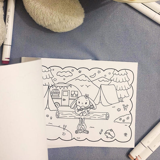 Lollie’s Adventure Coloring Book |Kawaii Animals and Cute Characters